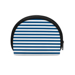 Blue And White Striped Pattern Print Coin Purse