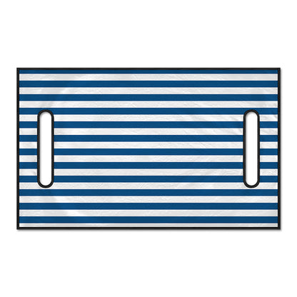 Blue And White Striped Pattern Print Golf Cart Seat Cover