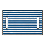 Blue And White Striped Pattern Print Golf Cart Seat Cover