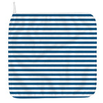 Blue And White Striped Pattern Print Hand Towel