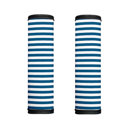 Blue And White Striped Pattern Print Handle Covers