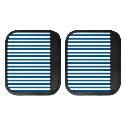 Blue And White Striped Pattern Print Handle Covers