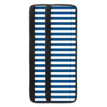 Blue And White Striped Pattern Print Refrigerator Handle Covers