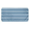 Blue And White Striped Pattern Print Towel