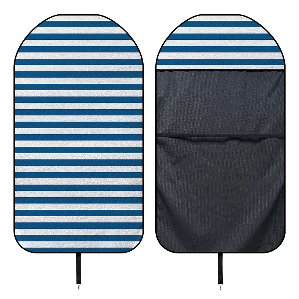 Blue And White Striped Pattern Print Waterproof Car Seat Cover