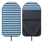 Blue And White Striped Pattern Print Waterproof Car Seat Cover