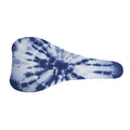 Blue And White Tie Dye Print Bicycle Seat Cover