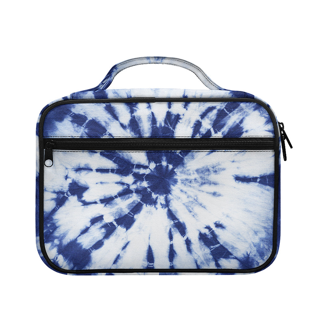 Blue And White Tie Dye Print Briefcase Bible Bag