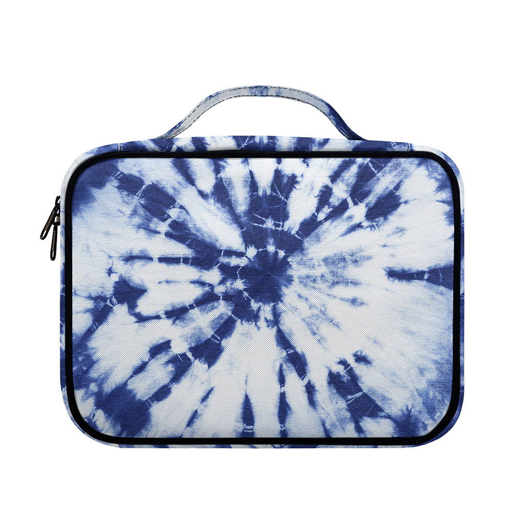 Blue And White Tie Dye Print Briefcase Bible Bag