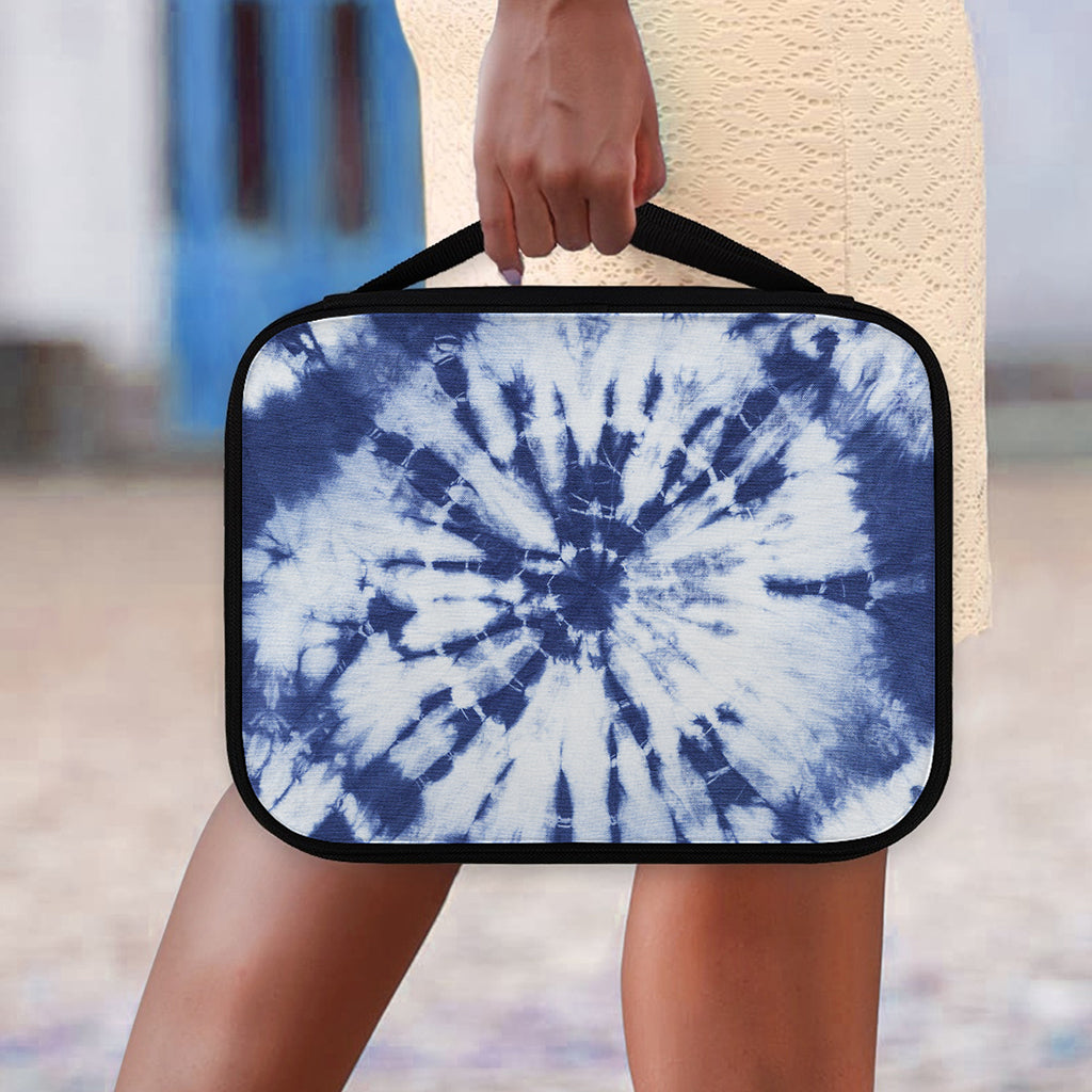 Blue And White Tie Dye Print Classic Bible Case