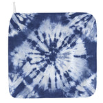 Blue And White Tie Dye Print Hand Towel