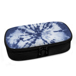 Blue And White Tie Dye Print Insulin Cooler Travel Case