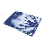 Blue And White Tie Dye Print Pet Cooling Mat Cover