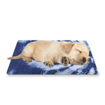 Blue And White Tie Dye Print Pet Cooling Mat Cover