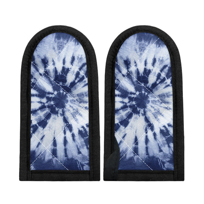 Blue And White Tie Dye Print Skillet Handle Cover
