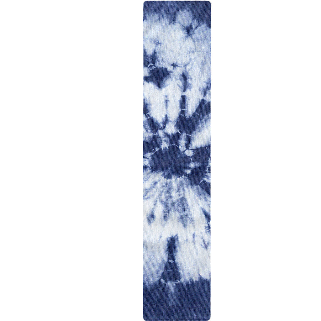 Blue And White Tie Dye Print Table Runner
