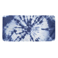 Blue And White Tie Dye Print Towel