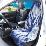 Blue And White Tie Dye Print Waterproof Car Seat Cover
