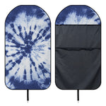 Blue And White Tie Dye Print Waterproof Car Seat Cover
