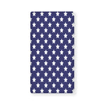 Blue And White USA Star Pattern Print Baby Crib Sheet