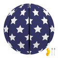 Blue And White USA Star Pattern Print Basketball