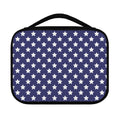 Blue And White USA Star Pattern Print Classic Bible Case