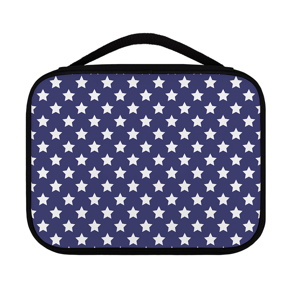 Blue And White USA Star Pattern Print Classic Bible Case