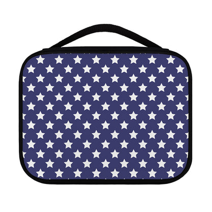 Blue And White USA Star Pattern Print Classic Bible Case
