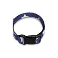 Blue And White USA Star Pattern Print Dog Collar