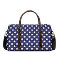 Blue And White USA Star Pattern Print Duffel Bag