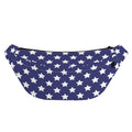 Blue And White USA Star Pattern Print Fanny Pack