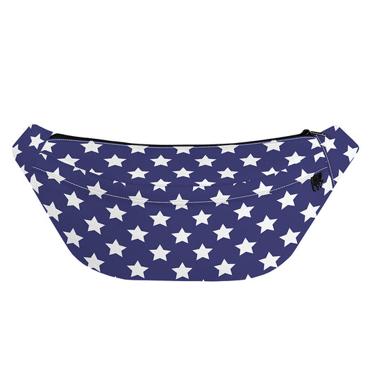 Blue And White USA Star Pattern Print Fanny Pack
