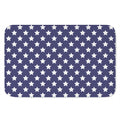 Blue And White USA Star Pattern Print Indoor Door Mat