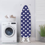 Blue And White USA Star Pattern Print Ironing Board Cover