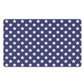Blue And White USA Star Pattern Print Polyester Doormat