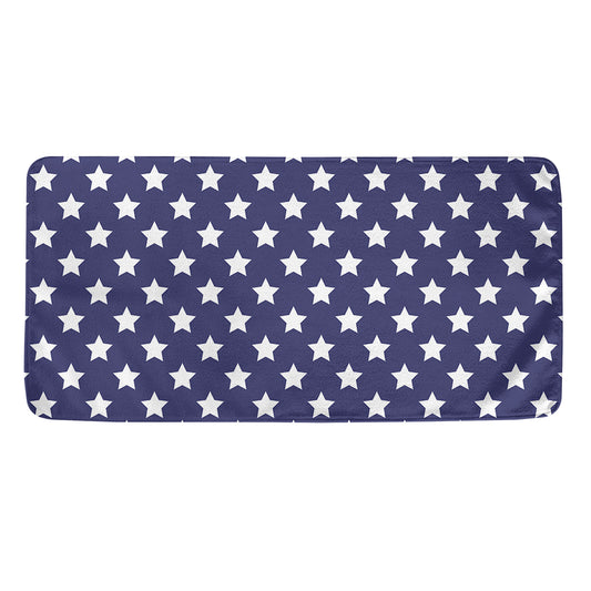 Blue And White USA Star Pattern Print Towel