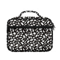 Blue And White Vegan Pattern Print Briefcase Bible Bag