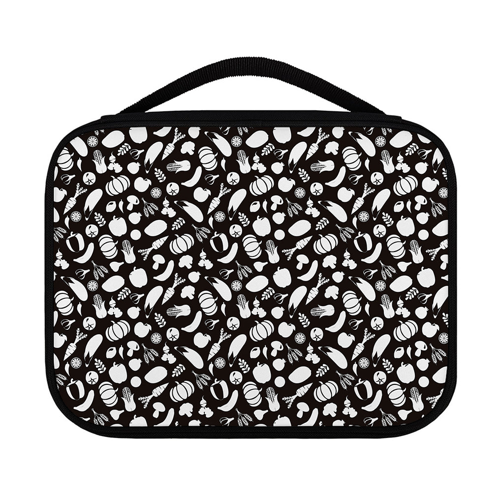 Blue And White Vegan Pattern Print Classic Bible Case