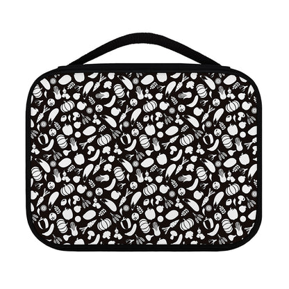 Blue And White Vegan Pattern Print Classic Bible Case