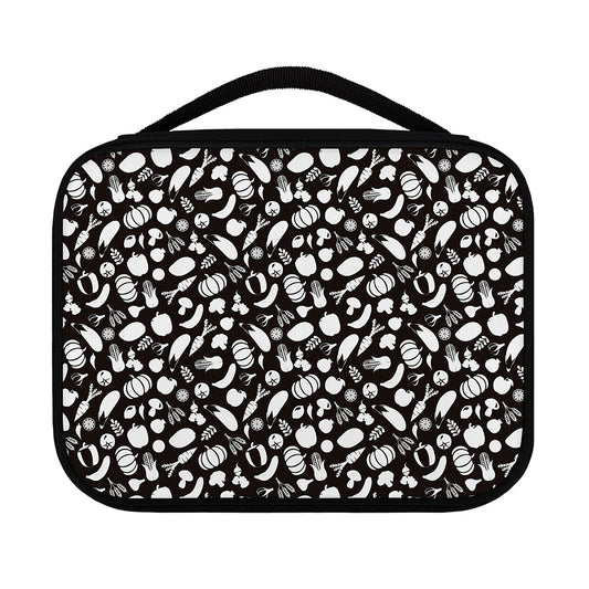 Blue And White Vegan Pattern Print Classic Bible Case