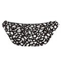 Blue And White Vegan Pattern Print Fanny Pack