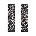 Blue And White Vegan Pattern Print Handle Covers