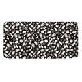 Blue And White Vegan Pattern Print Towel