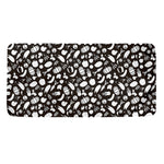 Blue And White Vegan Pattern Print Towel