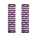 Blue And White Wave Crab Pattern Print Handle Covers