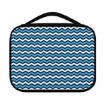 Blue And White Zigzag Pattern Print Classic Bible Case