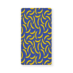 Blue And Yellow Banana Pattern Print Baby Crib Sheet