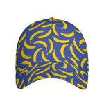 Blue And Yellow Banana Pattern Print Baseball Cap