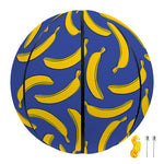 Blue And Yellow Banana Pattern Print Basketball
