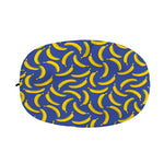 Blue And Yellow Banana Pattern Print Car Side Mirror Covers